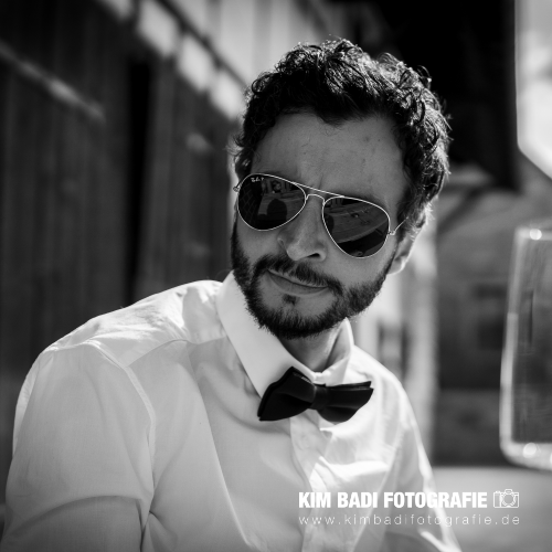 Kim Badi - Portraitfotografie - schwarz weiß